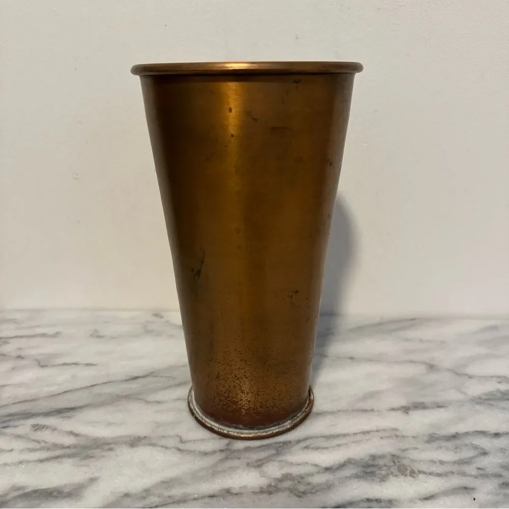 Rare Pottery Barn Copper flower vase